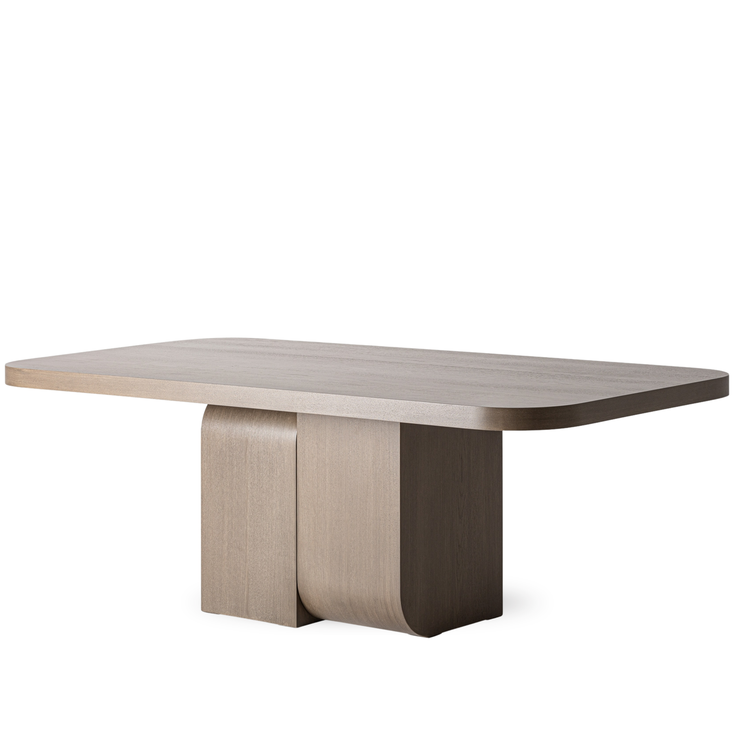 Eettafel Thymo massief eikenhout brown 220x110x76 cm