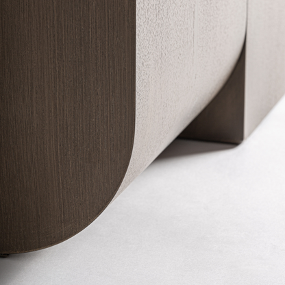 Eettafel Thymo massief eikenhout brown 220x110x76 cm