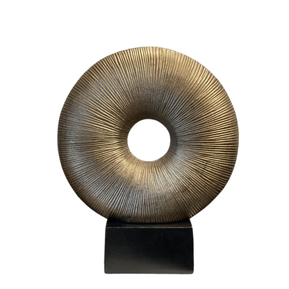Ornament Glace goud/zwart 50x43cm (L)