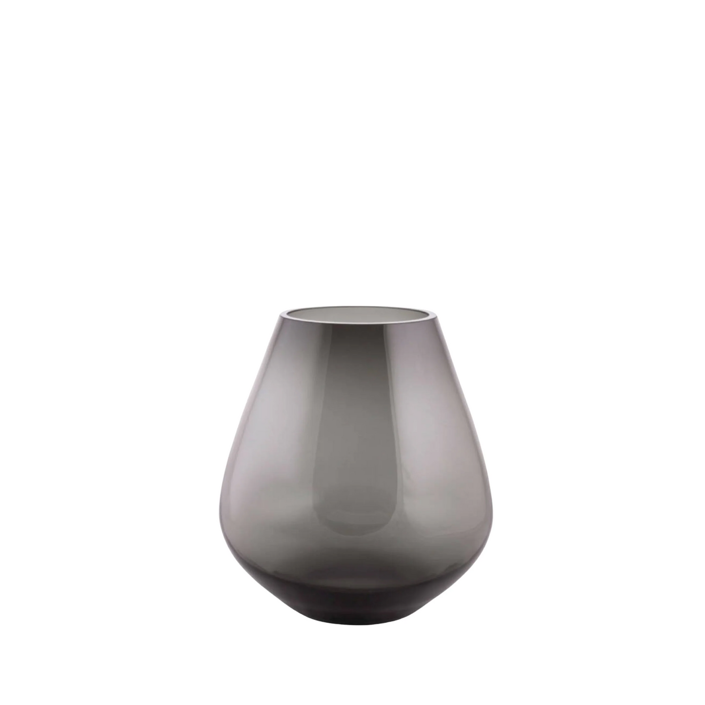 Pear vaas smoke glas 20x22 cm (M)