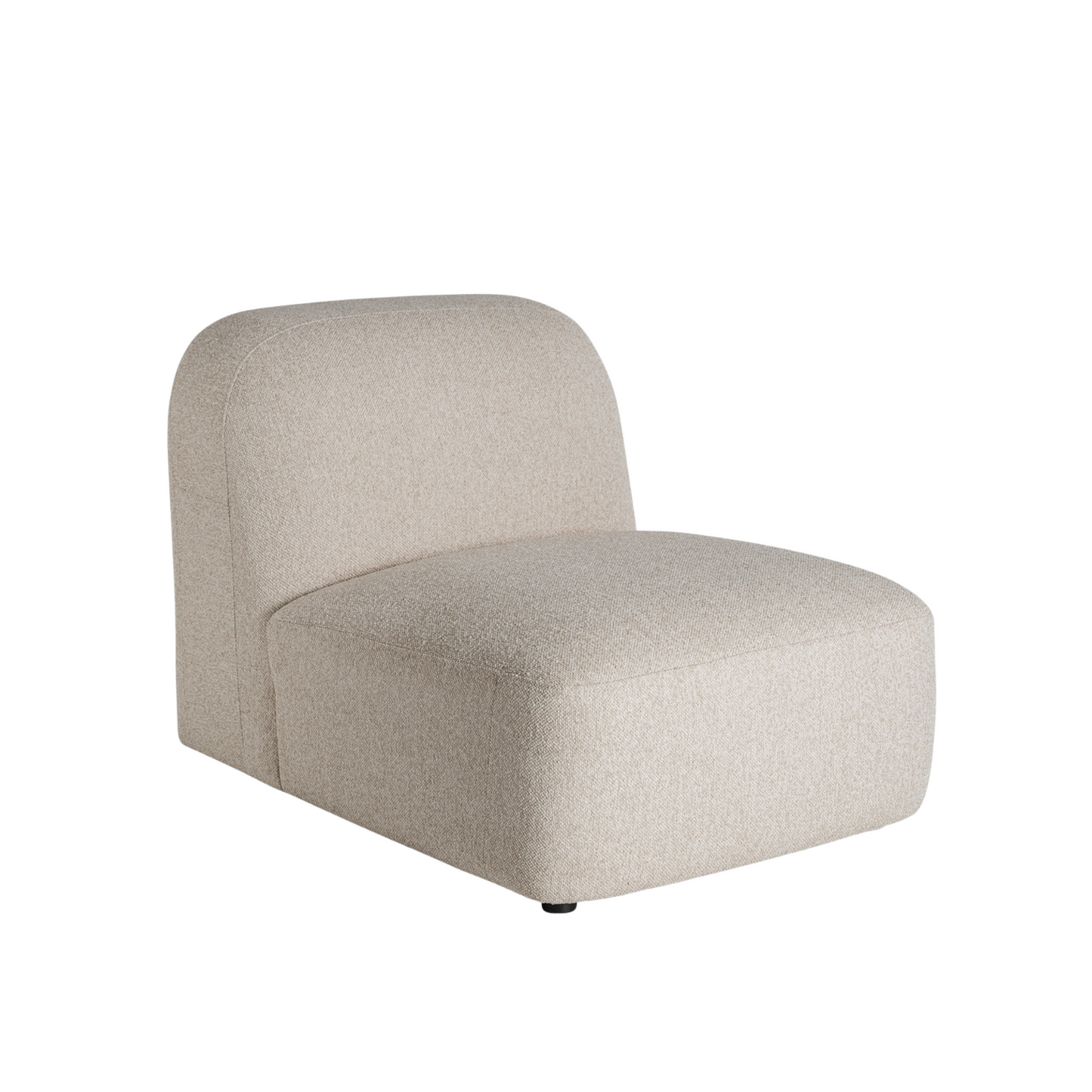 Sora Middenmodule – Modulaire Japandi Bank in Crème 100x75x74 cm