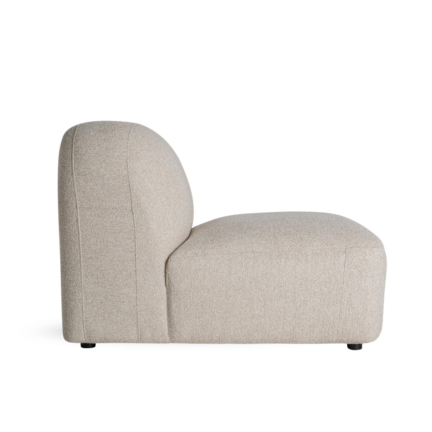 Sora Middenmodule – Modulaire Japandi Bank in Crème 100x75x74 cm