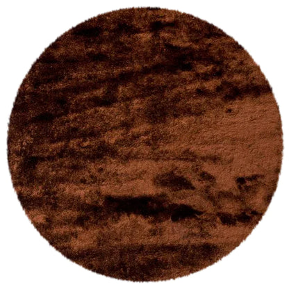 Vloerkleed Luxus koper/goud kleur 14 rond