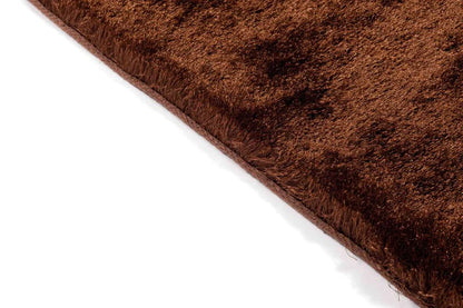 Vloerkleed Luxus koper/goud kleur 14 rond